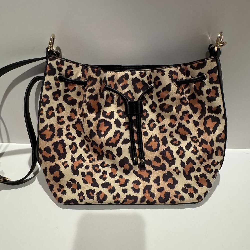 On 34th Animal Print Crossbody Bucket Bag